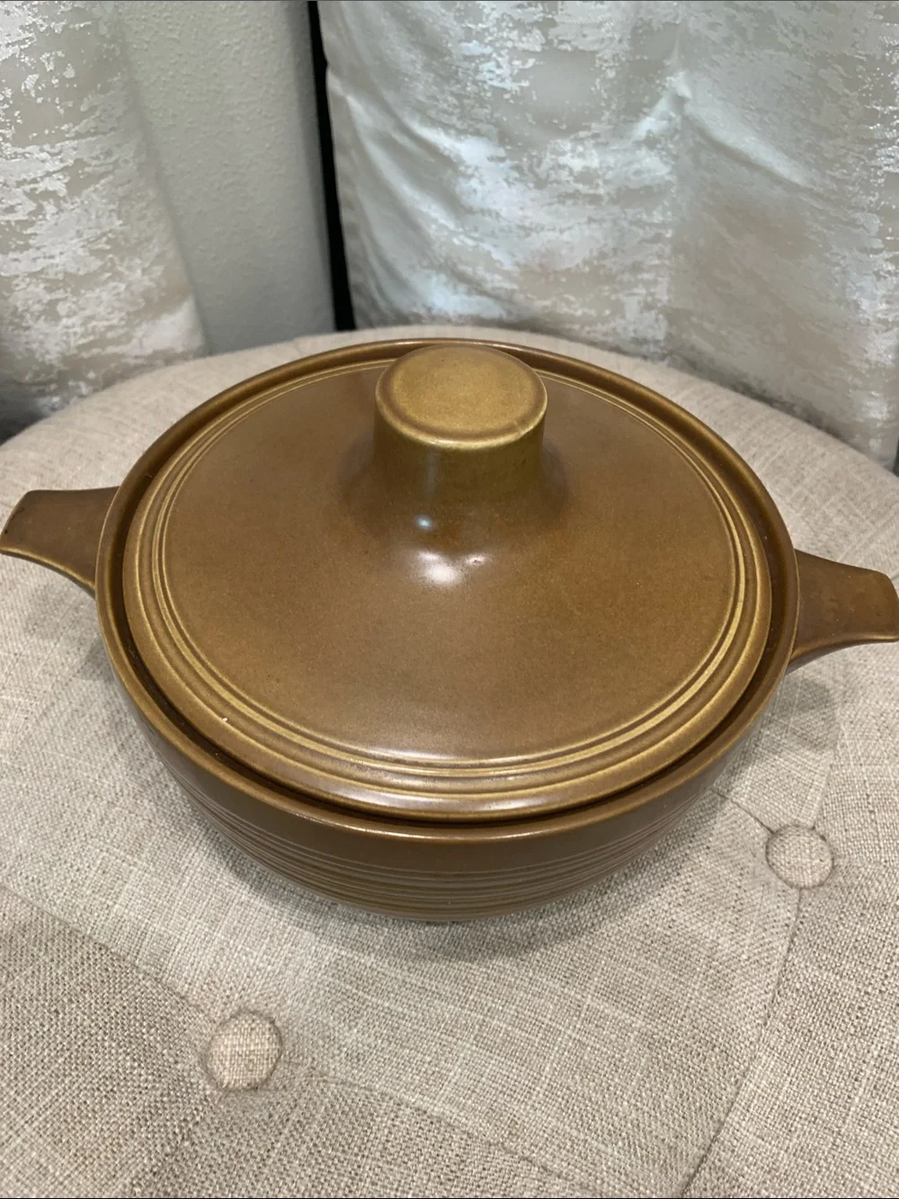 Covered Pottery Casserole Dish. Celtic Atlantis
